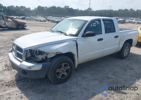 2005 Dodge Dakota Slt из США, поврежденный, VIN 1D7HE48KX5S244516
